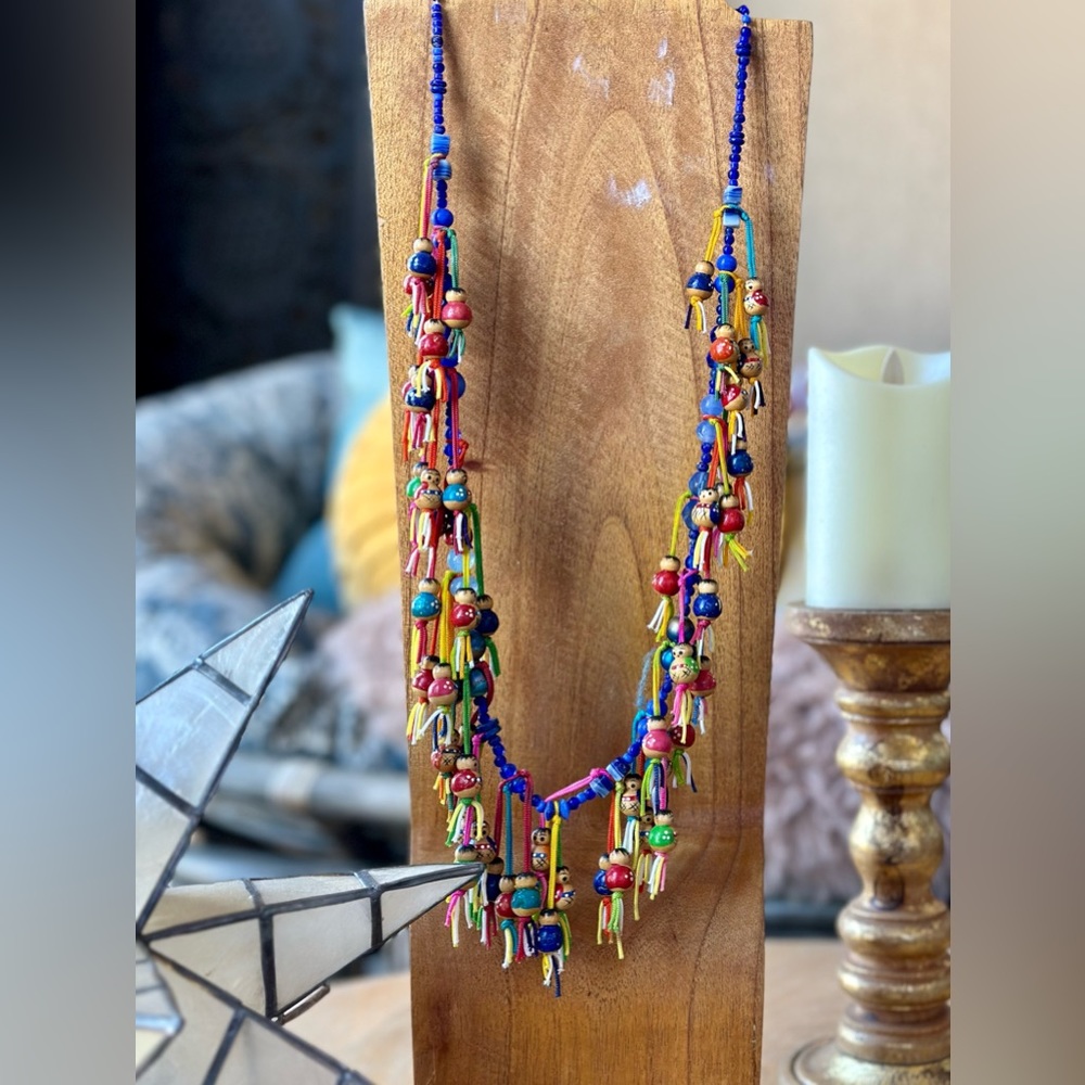 Vintage Beaded Doll Necklace
